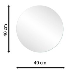 Espelho Redondo com Led Multiuso Lapidado Pendurador In House Decor - 4
