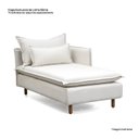Ver imagem 4 de Capas Sofá Sôma Chaise Braço Lateral CabeCasa MadeiraOriginals Bege/Marrom