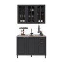 Ver imagem 2 de Armário Cozinha Modulada Compacta Americana 100% MDF 120cm Provence Multimóveis Crink-CPT001