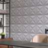 80 Placas Pvc 3d Revestimento de Parede Decorativa Estrelar Alto Relevo Quarto Sala Cozinha 25cm X 2 - 4