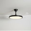 Ver imagem 6 de Ventilador de Teto Retrátil Slim Preto com Led Multicor e Controle Remoto