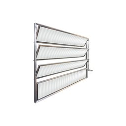 Vitro Basculante Brilhante 80x100 Linha Esmeralda Vidro Canelado - 2