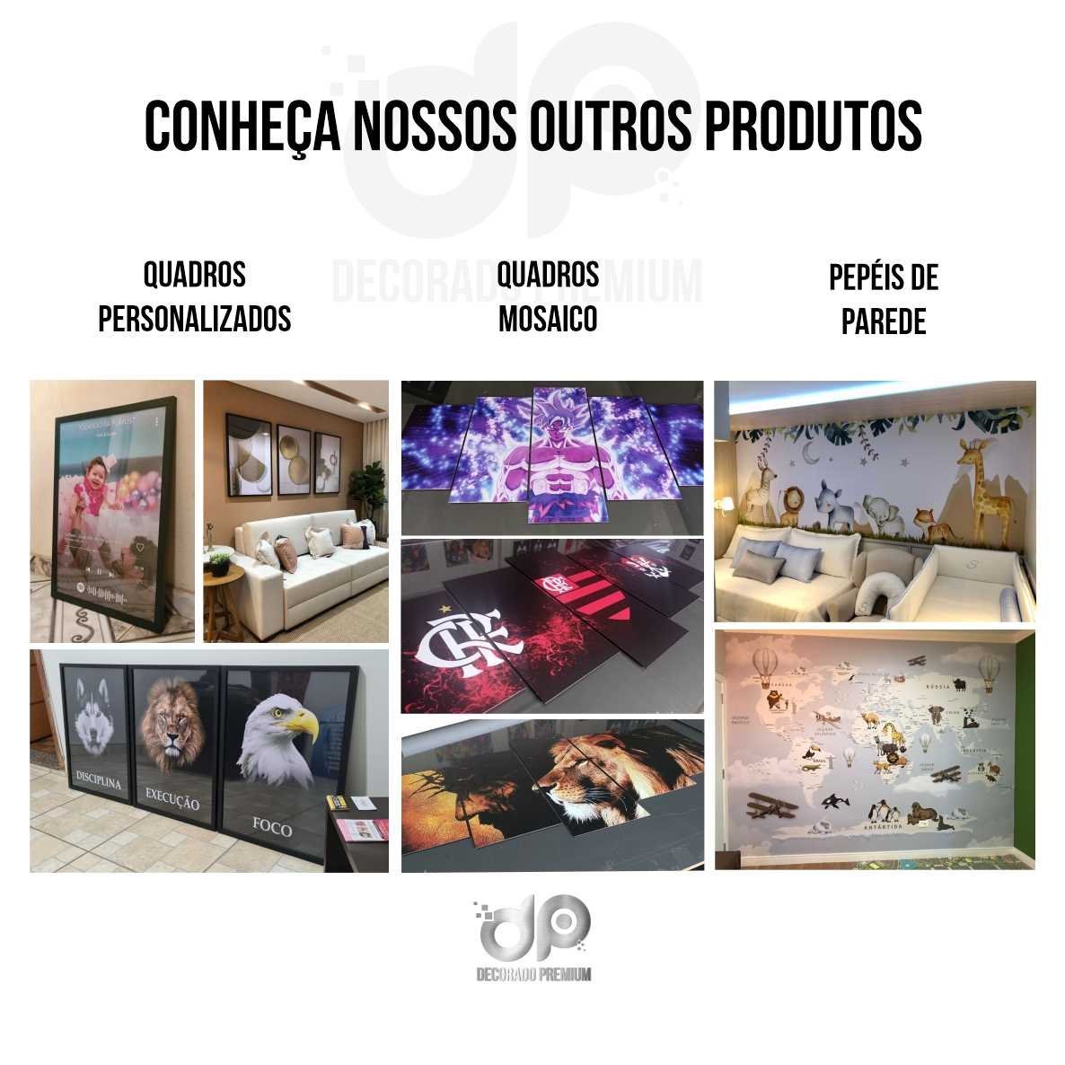 Quadro 6 Peças Tela Premium Personalizado