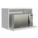 Ver imagem 1 de Armário Aéreo Glamy 60cm com Nicho para Forno Branco Madesa