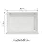 Armário Aéreo Glamy 60cm com Nicho para Forno Branco Madesa - 3