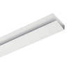 Kit/6 Acabamento Perfil U Rodaforro de Pvc 1 Metro Branco - 3