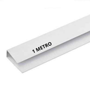 Ver imagem 4 de Kit/6 Acabamento Perfil U Rodaforro de Pvc 1 Metro Branco