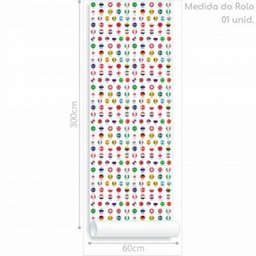 Papel de Parede Infantil Futebol Seleções Copa - 3