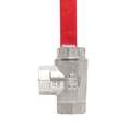 Ver imagem 7 de Válvula Esfera 3 Vias em L 3/8 Alavanca Fêmea X Fêmea X Fêmea Pn25 Latão Forjado Niquelado Ivm Italy