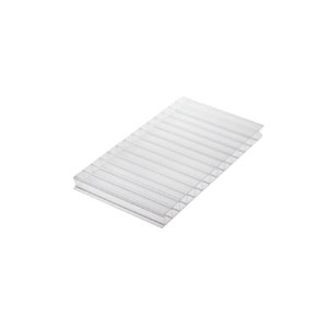 Chapa de Policarbonato Alveolar Cristal 10mm 2,10m X 6,00m Cortado C- 3m P-