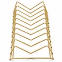 Ver imagem 7 de Kit 2 Escorredor Organizador Vertical para 12 Pratos Arm:Dourado