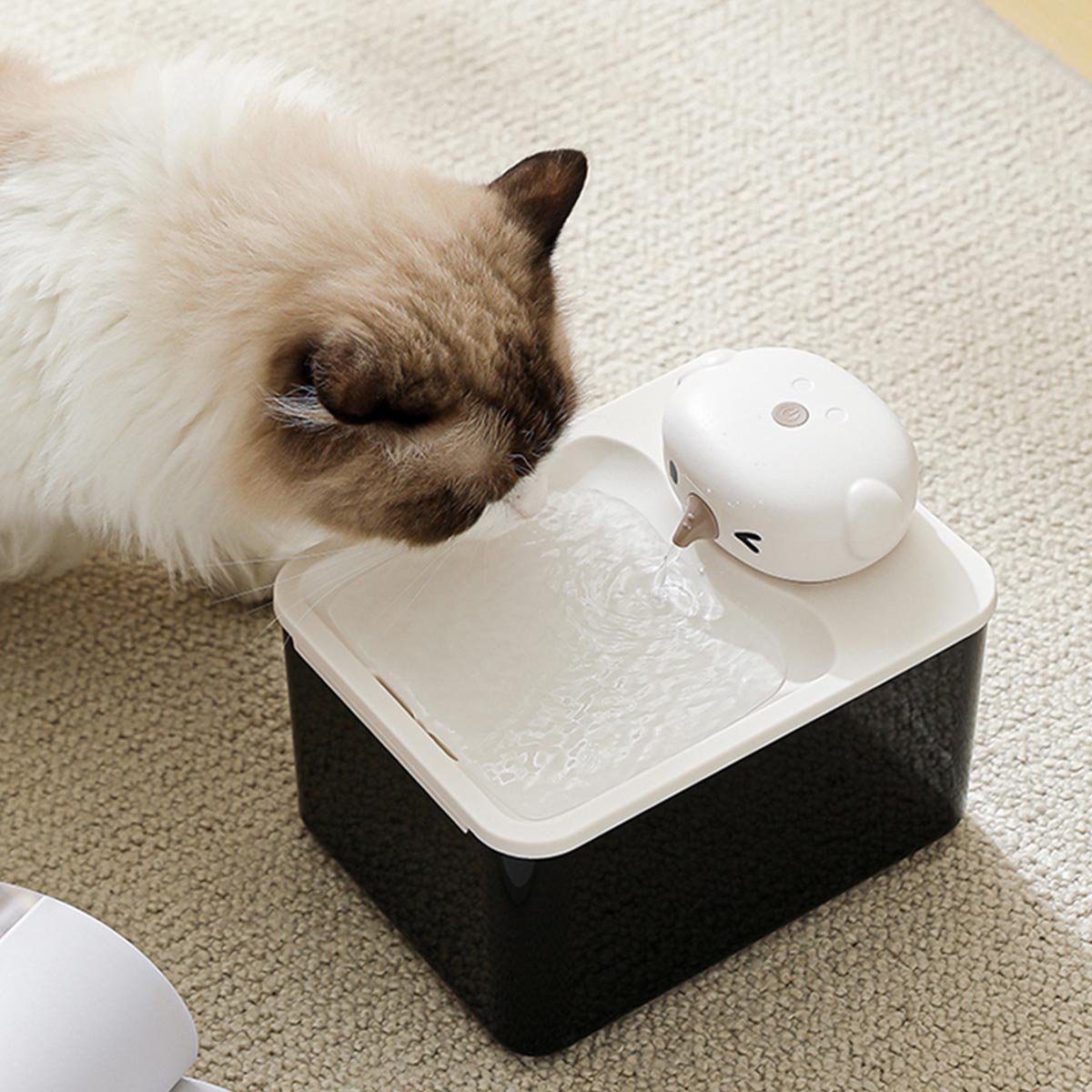 Bebedouro Fonte de Agua Gato Pet Cao Felino Cachorro Animal de Estimaçao 2 Modos Sensor de Presença  - 12