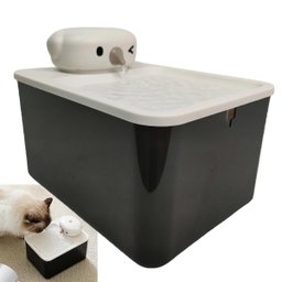 Bebedouro Fonte de Agua Gato Pet Cao Felino Cachorro Animal de Estimaçao 2 Modos Sensor de Presença  - 1