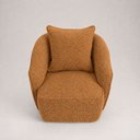 Ver imagem 3 de Poltrona Decorativa Orbe Bouclê Moscow Design Orgânico Moderno