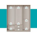 Ver imagem 6 de Guarda Roupa Casal 6 Portas Milan Carraro Avelã