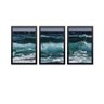 Kit de Quadros Decorativo 3 Peças Quadros Mar Azul Los Quadros - 1