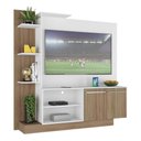 Ver imagem 6 de Estante Com Painel Tv 55" E 2 Portas França Multimóveis Br2473 Argila/Branco
