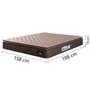 Ver imagem 3 de Cama Box Casal Queen Colchão Espuma D33 Pillow Top Millenium 158x198x57cm Suede Marrom Hellen