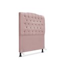 Ver imagem 1 de Cabeceira de Cama Box Solteiro 90 Cm Dunas - Veludo Rose.