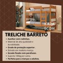 Ver imagem 2 de Treliche Beliche com Cama Auxiliar Completa Colchão D33 Cor:offwhite