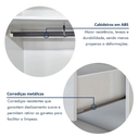 Ver imagem 5 de Guarda Roupa Casal Texas Light 205,9cm 3 Portas 4 Gavetas Branco