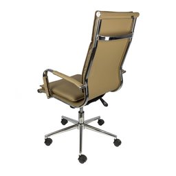 Cadeira Office Soft Alta - Caramelo - 4
