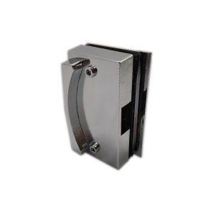 3534 - Contra fechadura para fechadura 3530 para porta de correr de vidro temperado blindex v/v - Cr