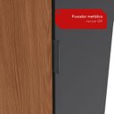 Ver imagem 6 de Roupeiro de Canto 1 Porta de Madeira Modulado Flex Kappesberg