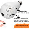 Câmera Segurança 360 Lâmpada Vigilância Noturna em Full Hd - 7