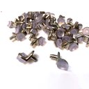 Ver imagem 5 de Suporte De Prateleira De Vidro Com Ventosa e Pino Fixador Niquelado (Kit com 50 Unidades)
