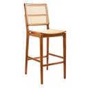 Ver imagem 1 de Banqueta Rihanna 43cm Madeira Maciça - Sallar Home