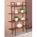 Ver imagem 1 de Estante 4 Prateleiras de Aço e Eucalipto Modecor