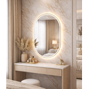 Ver imagem 3 de Espelho Led Banheiro de Parede Touch 3 Cores de Luz com Desembaçador Display Digital 80x50 Cm Bivolt