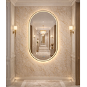 Ver mais imagens de Espelho Banheiro Inteligente Touch Led 3 Cores + Desembacador com Display Digital80x50 Cm