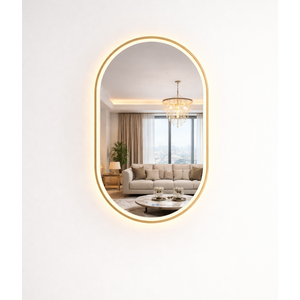 Espelho Banheiro Inteligente Touch Led 3 Cores + Desembacador 80x50 Cm