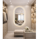 Ver imagem 7 de Espelho Led Banheiro de Parede Touch 3 Cores de Luz com Desembaçador Display Digital 80x50 Cm Bivolt