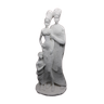 Enfeite Família Africana Maior |Escultura Gesso |Artesanato:GESSO CRU - 1