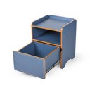 Ver imagem 7 de Mesa de Cabeceira 1 Gaveta com Nicho Cindy - Azul