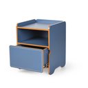 Ver imagem 6 de Mesa de Cabeceira 1 Gaveta com Nicho Cindy - Azul