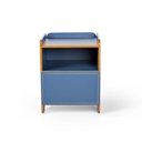 Ver imagem 5 de Mesa de Cabeceira 1 Gaveta com Nicho Cindy - Azul