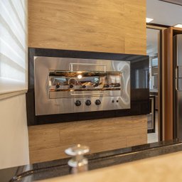 Churrasqueira para Apartamento a Gás Glp Embutir 48 X 77 Cm Inox Gourmet - Hope - 1