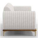 Ver imagem 2 de Sofá 150cm 2 Lugares Base Gold Molino D06 Pu C-12 Branco