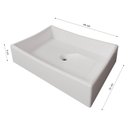 Ver imagem 3 de Cuba Dalla Sobrepor com Válvula Click e Torneira Inox Black Branco