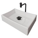 Ver imagem 2 de Cuba Dalla Sobrepor com Válvula Click e Torneira Inox Black Branco