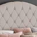 Ver imagem 5 de Cabeceira Estofada Cama Box Queen 1,60 Bellagio para Quarto em Linho Areia - Larbelle