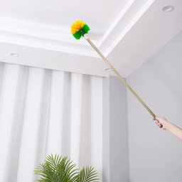 Vassoura Limpa Teto Bola Nylon com Cabo 2m - 3