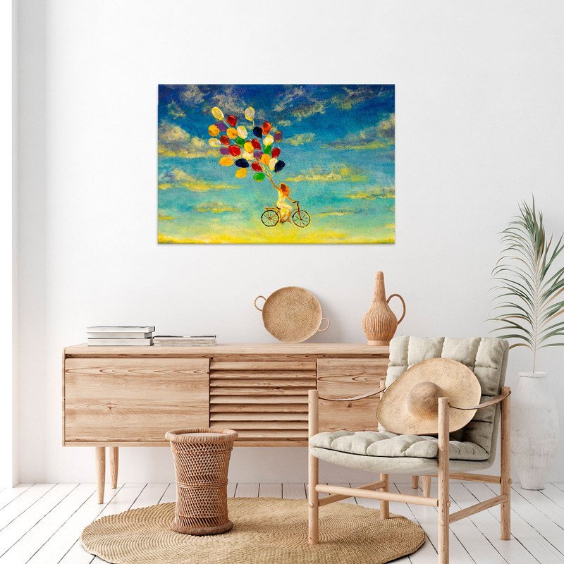 Quadro Decorativo Tela Canvas Conceitual Riding a Dream - 180x120 Cm - 4