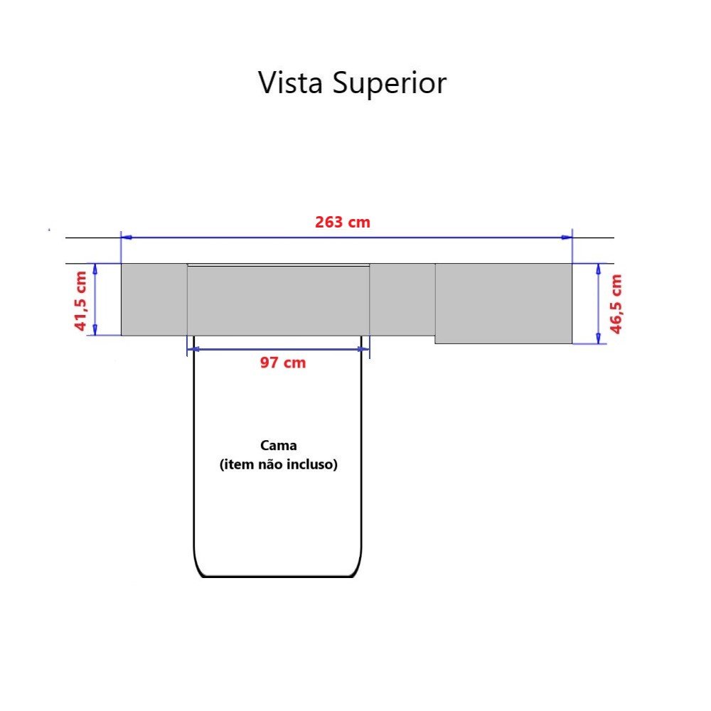 Guarda Roupa Dormitório Modulado Alpes Solteiro - Roupeiro Luciane M02:Branco - 4