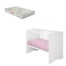Berço Americano Alegria Branco Brilho com Colchão Gazin – Canaã - 1