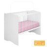 Berço Americano Alegria Branco Brilho com Colchão Gazin – Canaã - 2